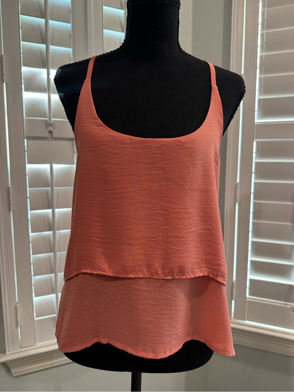 American Rag Coral Layered Spaghetti Strap Camisole